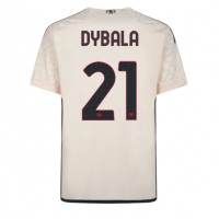 Pánský Fotbalový dres AS Roma Paulo Dybala #21 2023-24 Venkovní Krátký Rukáv